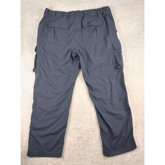 Duluth Trading Pants Men's 2XLx32 Grey Dry on The Fly Cargo Nylon Hiking Outdoor - Picture 2 of 7